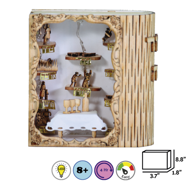 Pesach Machzor DIY Seder Scene Book: A Creative Passover Craft for Kids