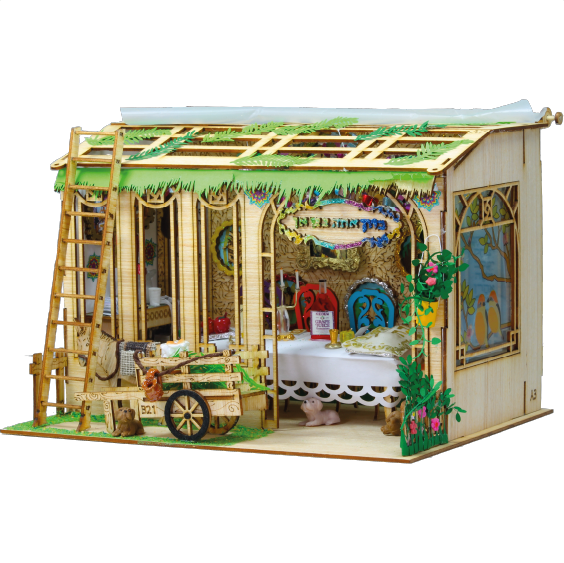 sukkos categoria Cloudy Sukkah DIY Kit: A Magical Sukkot Craft for Kids