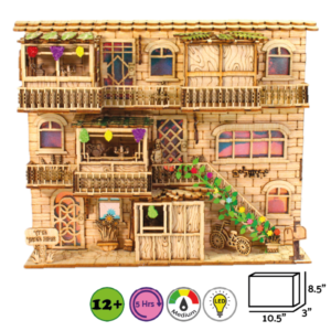 Mea Shearim Wooden Puzzle House: A DIY Craft for Kids Inspired by Jerusalem's Historic Neighborhood