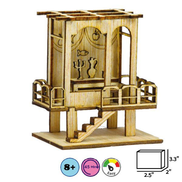 Steps Sukkah DIY Kit: A Beautiful and Educational Craft for Kids