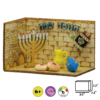 Chanukkah at the Kotel - DIY Menorah Craft Kit for Kids