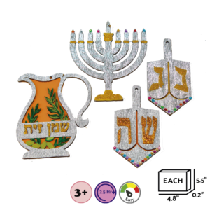 Chanukkah Hanging Charms - DIY Craft Kit for Kids