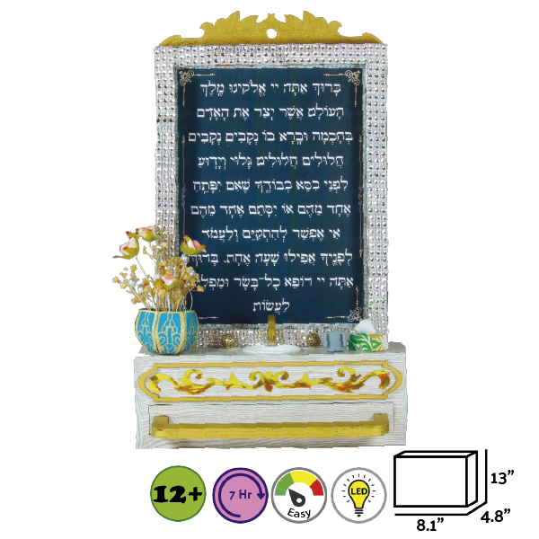 Asher Yatzar Prayer Box DIY Kit: A Beautiful Jewish Learning Tool for Kids