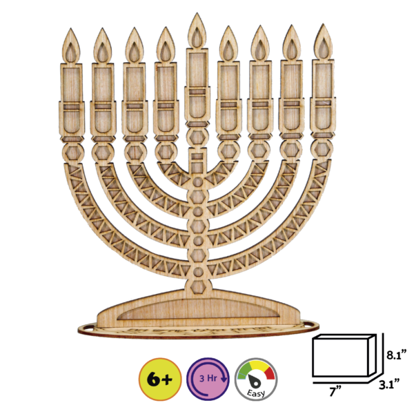 The Golden Menorah: A DIY Hanukkah Craft for Kids
