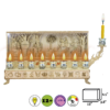 7451-1_Mesa de trabajo 1 Menorah in the Woods: Hanukkah DIY Miniature Display Kit