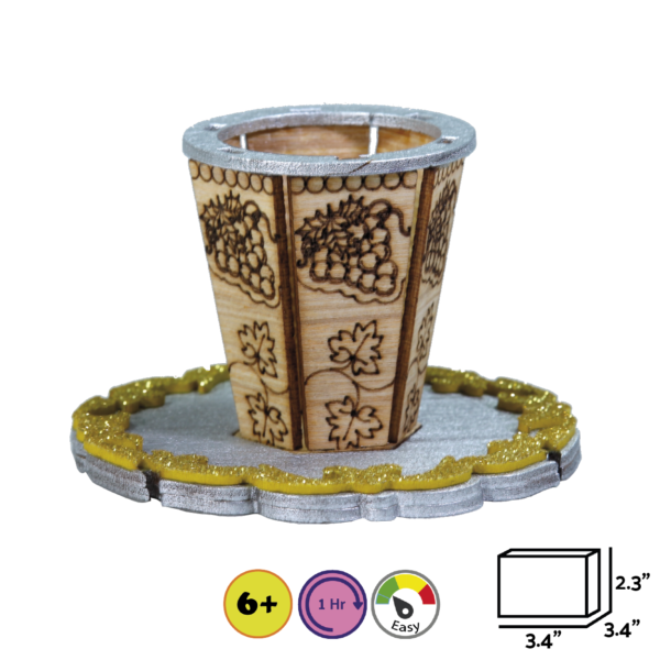 Shabbos Tish 3D Craft Set: A Jewish-Themed DIY for Kids