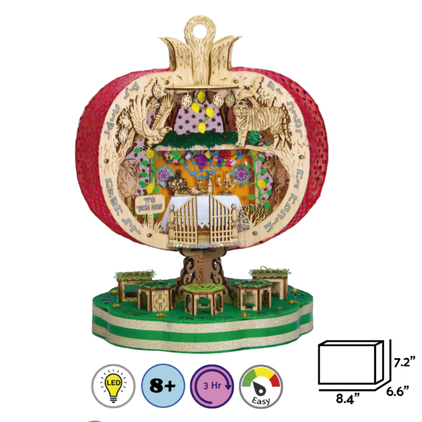 The Rimon Sukkah Ornament - A DIY Sukkot Decoration for Kids
