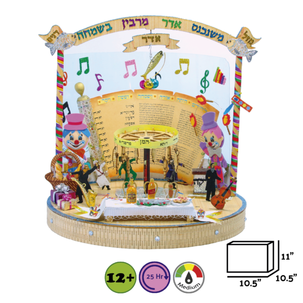2478_Mesa de trabajo 1 Purim Celebration Craft Kit Joyful DIY Activity for Kids