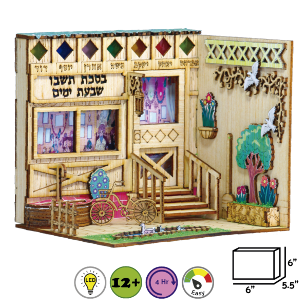The Sukkah Entrance A DIY Sukkot Craft for Kids