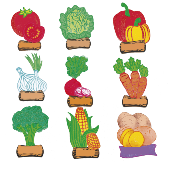 Veggie Fun: DIY Foam Vegetable Figures for Kids  Colorful Craft Set