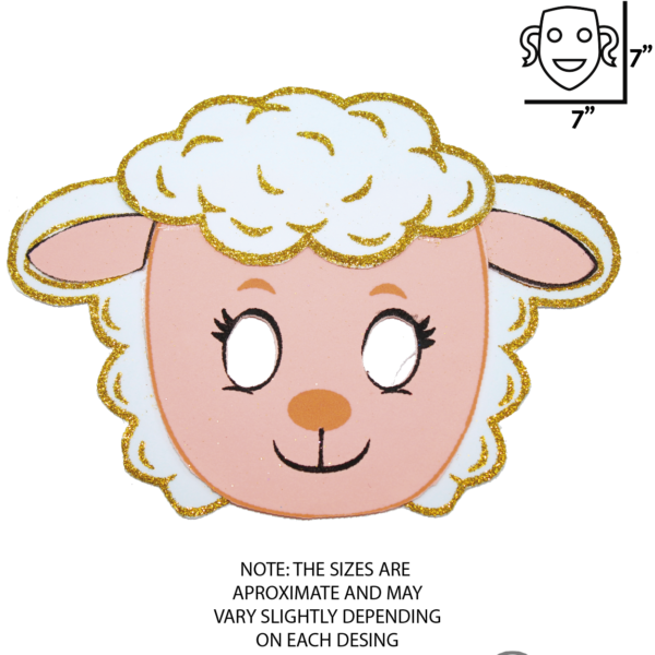Sheep Masks for Kids - Purim Fun