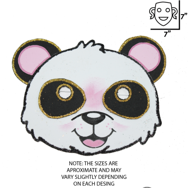 9108_Mesa de trabajo 1 Panda Masks for Kids - Purim Fun