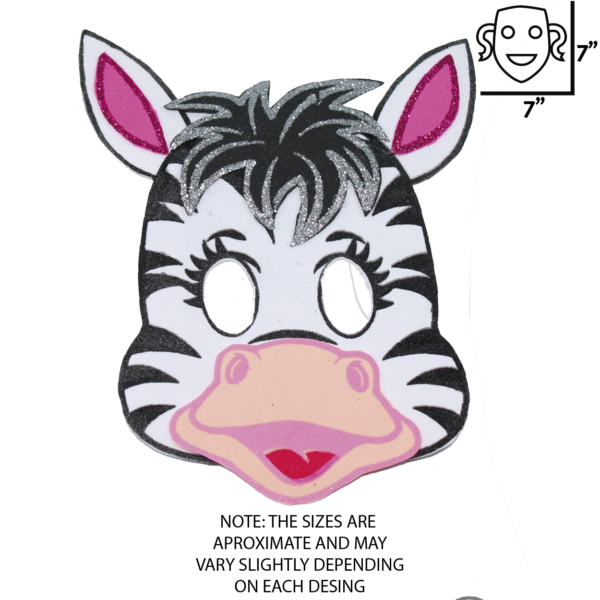Zebra Masks for Kids   Purim Fun