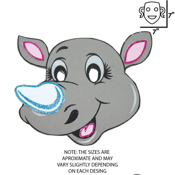 Rhino Masks for Kids   Purim Fun