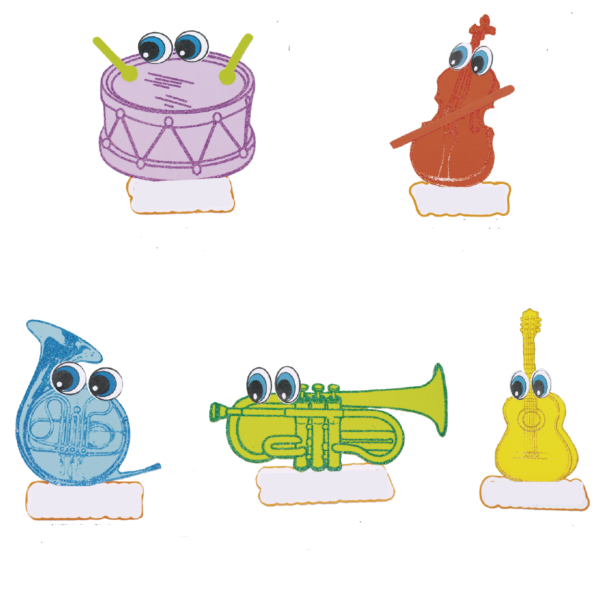 קסם מוזיקלי – ערכת יצירה מקצף כלי נגינה לילדים