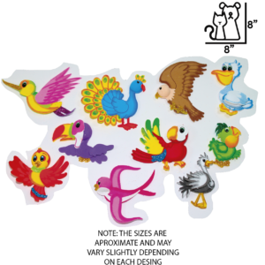 Colorful Birds: DIY Foam Bird Figures for Kids Bright & Fun Craft Set