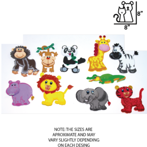 Animal Pack Foam Shapes for Kids  Creative & Fun DIY Craft Set
