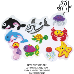 Aquatic Animals Foam Shapes for Kids  Fun & Creative DIY Craft Set