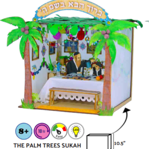 The Palm Trees Sukkah - A DIY Sukkot Craft for Kids -