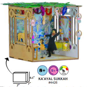 Ka’ayal Sukkah - A DIY Sukkot Craft for Kids -