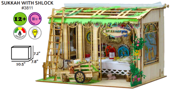 Sukkah with Shlock - A DIY Sukkot Craft for Kids -