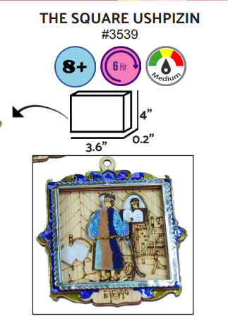 The Square Ushpizin - A DIY Sukkot Decoration for Kids -