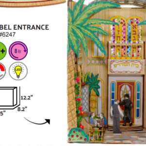 The Shtiebel Entrance - A DIY Jewish Prayer House Craft for Kids -