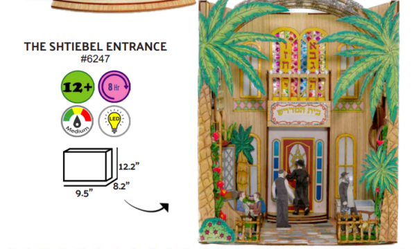 The Shtiebel Entrance - A DIY Jewish Prayer House Craft for Kids -