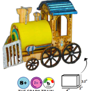 DIY Spark Train – A Fun Jewish Craft for Kids (Ages 8+) -