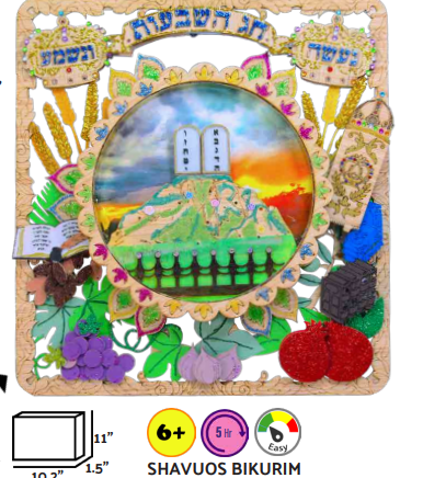 DIY Shavuos Bikurim – A Beautiful Jewish Craft for Kids (Ages 6+) -