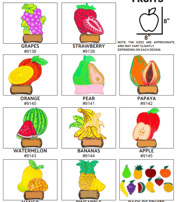Fruity Fun: DIY Foam Fruit Figures for Kids – Colorful Craft Set -