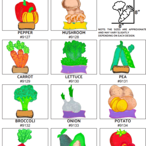 Veggie Fun: DIY Foam Vegetable Figures for Kids – Colorful Craft Set -