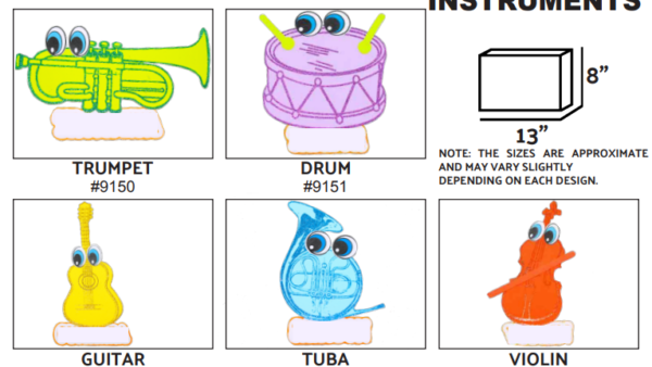 Musical Magic: DIY Foam Musical Instruments for Kids – Colorful Craft Set -