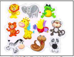 Jungle Adventures: DIY Foam Jungle Animals for Kids – Playful Craft Set -