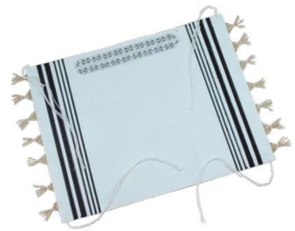 Miniature Talit Gudol Foam: Decorative Jewish Prayer Shawl Model for Kids