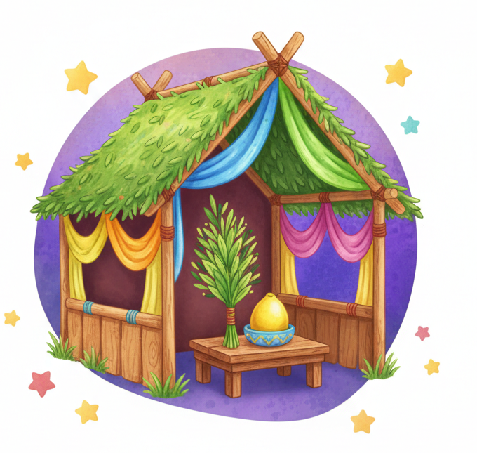 sukkot icon A Sukkahle a Kleine: DIY Miniature Sukkah Kit for Kids 15+